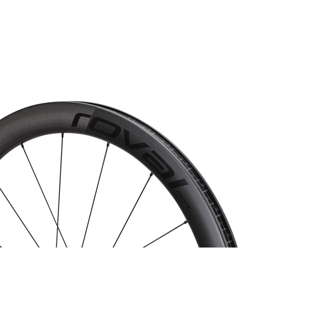 Roval Rapide CL III karboninis priekinis ratas | Satin Carbon